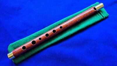 HHFI Nontunable Hardwood High D Tin Whistle - Padauk Wood