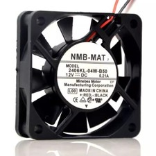 NMB 2406KL-04W-B50 6015 DC12V 0.21A 60 60 15MM 2-Wire Cooling Fan