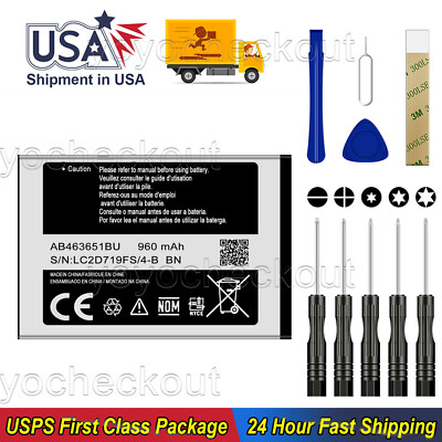 For Samsung Comeback SGH-T559 Messager II 2 SCH-R560 Repair Battery AB463651BU