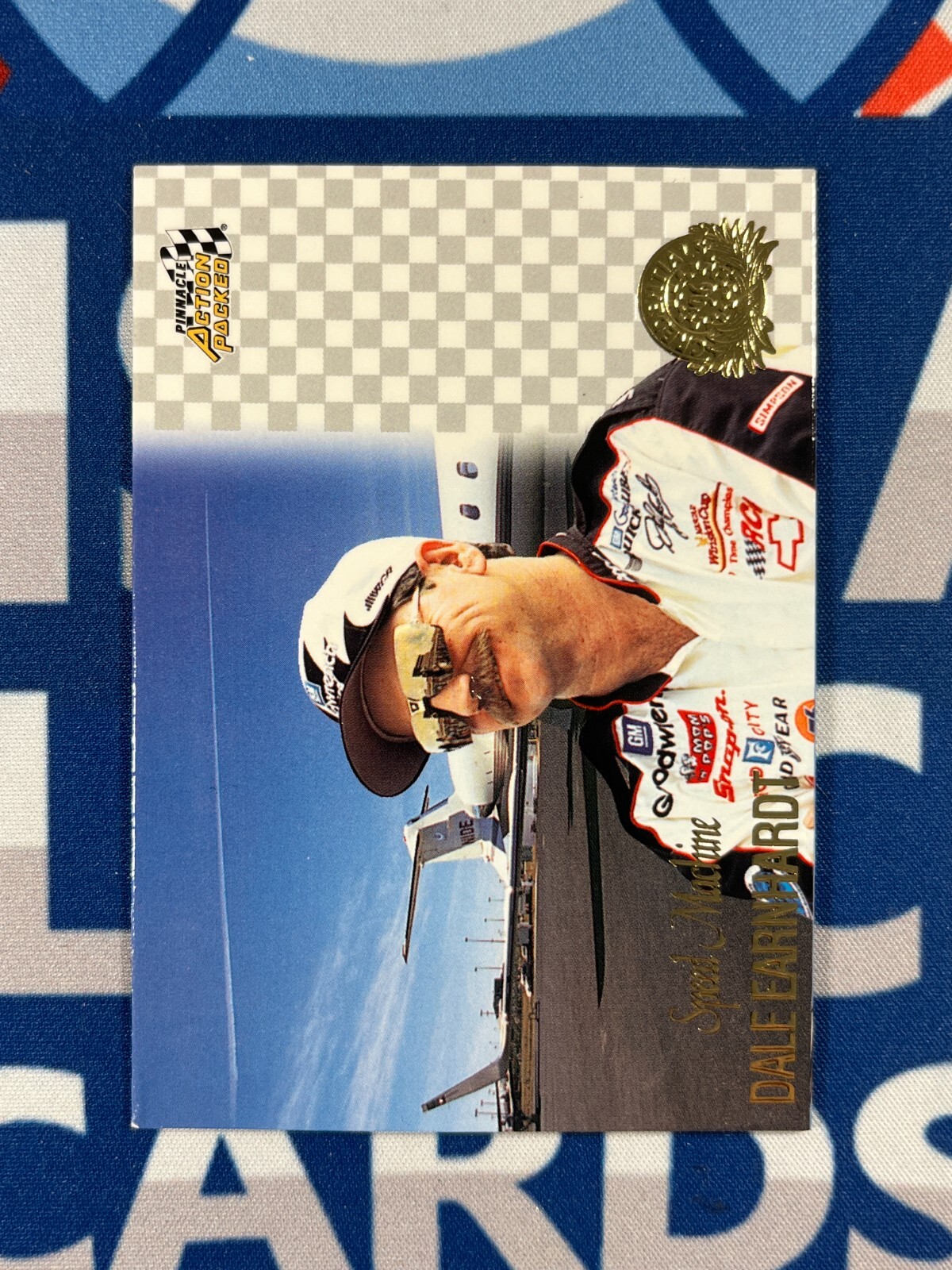 1996 Pinnacle Action Packed Credentials Speed Machine Dale Earnhardt #57