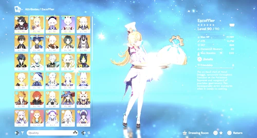 Genshin Impact NA Account 26 5* w/ Constellations Skirk C0, Dahlia C1