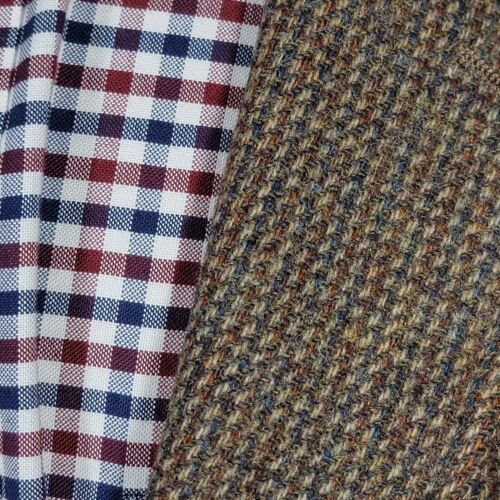 VTG Hart Schaffner Marx Men's Tweed Sport Coat Blazer Two Button Wool 44R - Picture 5 of 19