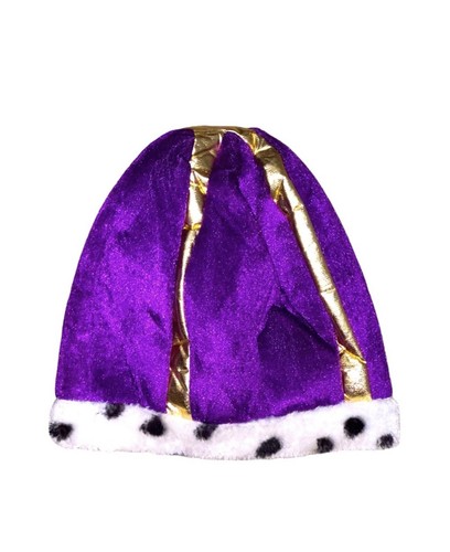 Royal Robe & Crown | 2 Piece Teen Purple Costume | Size L - XL - Picture 4 of 4