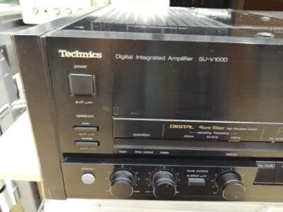 Technics SU-V100D プリメインアンプ オーディオ 音響機材 TECHNICS Integrated Amplifier SU-V100D AC100V Working