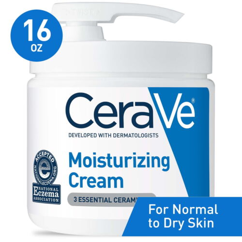 16oz CeraVe Moisturizing Cream  Dry Skin Body   Face Moisturizer - Picture 1 of 12
