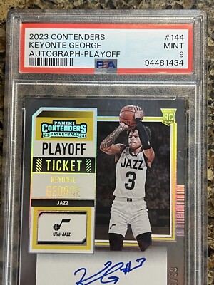 Keyonte George 2023 Panini Contenders Playoff Ticket Autograph #d 