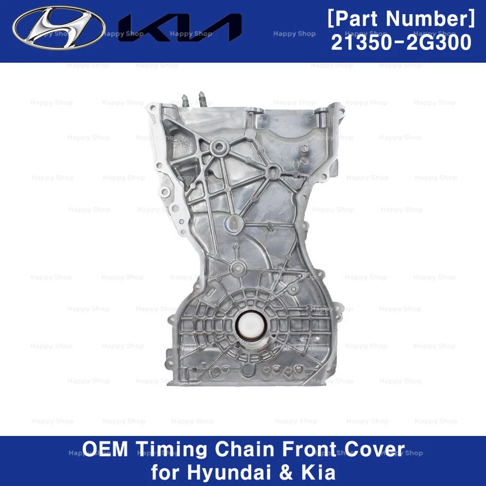 Cubierta delantera de cadena de distribución OEM NUEVA 213502G300 para Hyundai Santa Fe 2013-2016 Foto 2 de 3