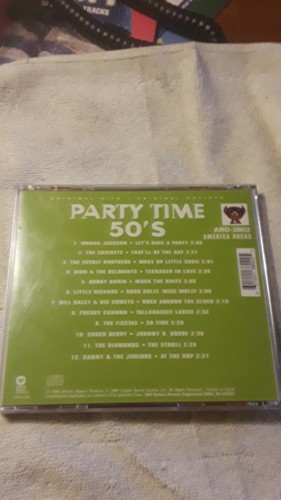 America Rocks Party Time 50's CD 1996 Various Artists Like New In Shrink Wrap - Picture 2 of 2