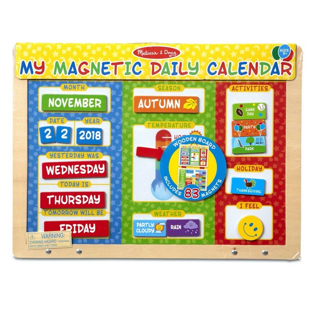 melissa and doug my daily magnetic calendar
