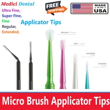 Dental Micro Applicators Extended, Extra-thin, Ultra Fine Super Fine 400-1000/Bx