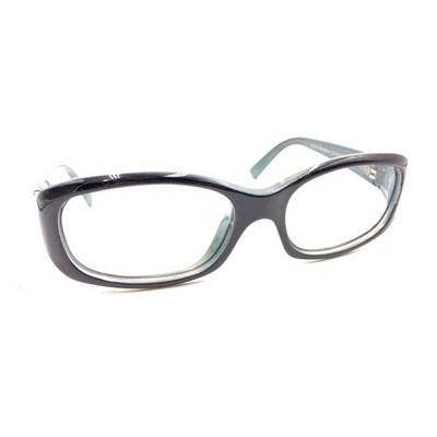 Maui Jim Punchbowl MJ 219-03 Black Light Blue Sunglasses Frames 54-17 135 Italy