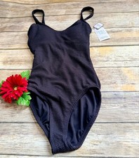 NWT BLACK 1 PIECE SWIMSUIT-MEDIUM