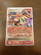 Charizard G LV.X DP45 Pokemon Diamond and Pearl Holo Black Star Promo  on eBay