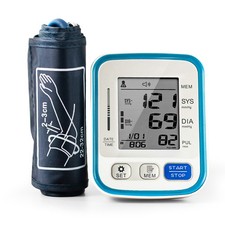 Upper Arm Blood Pressure Monitor Home Use Digital BP Machine with Wide Cuff