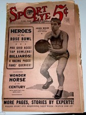 1936 JOHN MOIR NOTRE DAME SPORT EYE MAG MAN O WAR HORSE MLB NHL TUG MCGRAW NBA
