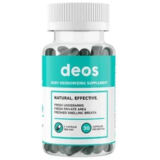 DEOS Internal Deodorant Supplement – Full Body Deodorizer for Gut Health Skin...
