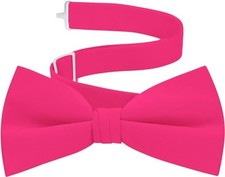 Men's Formal Tuxedo Bow Tie Hot Pink