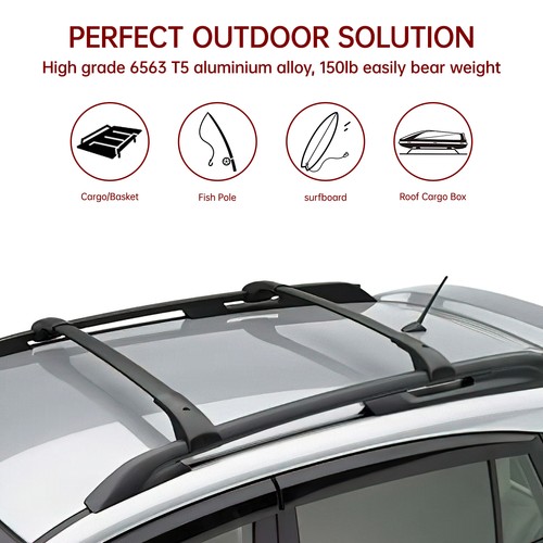 IFOKA Roof Rack Cross Bar for 2014-2018 Subaru Forester Aluminum Car Cross Retyh - Picture 4 of 11