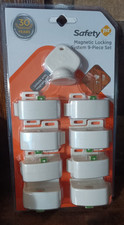 Magnetic Locking System 8 Locks  1 Key - New Safety 1st Complete 9 Piece Set