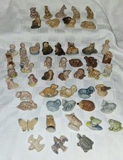 Wade Whimsies Estate Lot 51 Total Mixture Of Figures Irish Porcelain