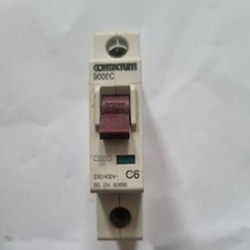 Contactum MCB 6 Amp Type C 6 / 10kA Single Pole Circuit Breaker 9006C