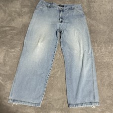 Vintage Y2K Bugle Boy Denim Carpenter Jeans Baggy 40x32 Utility Distressed