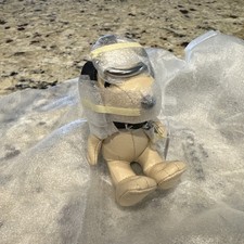 COACH Peanuts Snoopy Leather Bag Charm Keychain