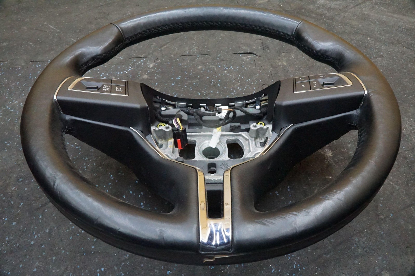Steering Wheel Black Dark Brown Burl Wood 6700135060 Maserati Ghibli M157 14-16