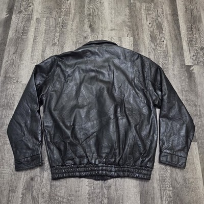 Genuine Leather Men's Jacket Hard Rock Cafe Biloxi Black Large | eBay