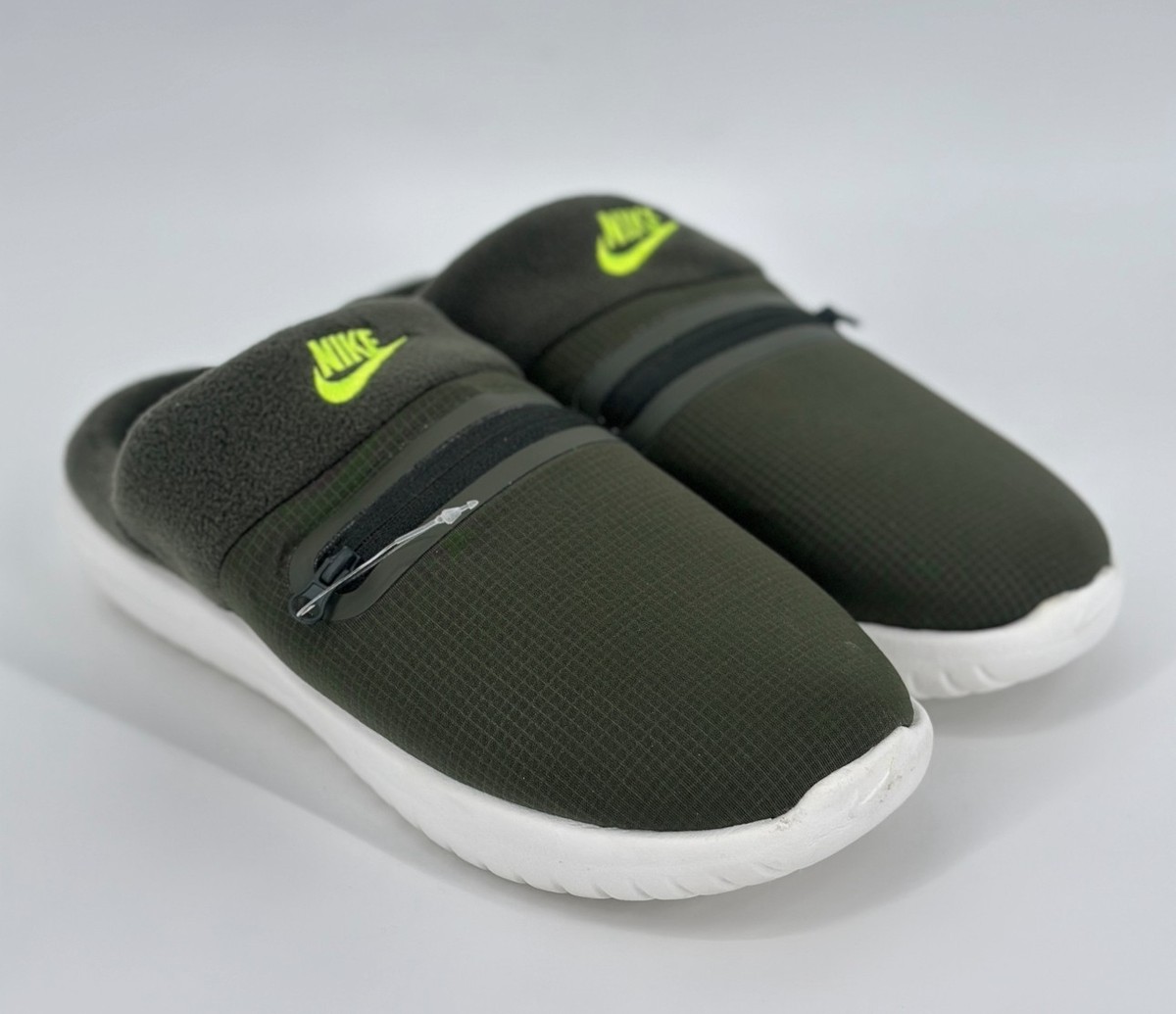 Nike Burrow Slides Mens 10 Cargo Volt Sequoia Slip On  display picture 2