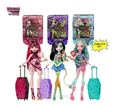 2025 Monster High Gore-Geous Oasis Dolls DRACULAURA JINAFIRE