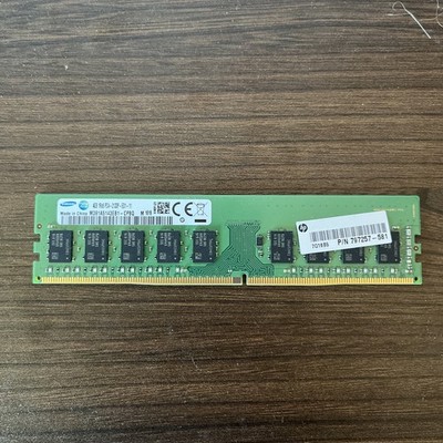 SAMSUNG 4GB 1Rx8 RAM PC4-2133P-ED1-11 M391A5143EB1-CPBQ Tested: good condition 