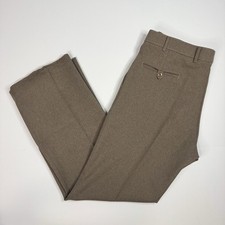 Vintage 70s Levi  s Action Slacks Mens 36 Brown Straight Leg USA Classic
