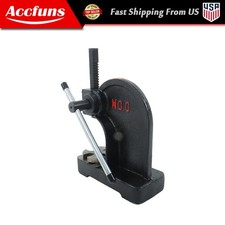 0.5 Ton Desktop Press Lever Mountable Bearing Manual Arbor Press Cast Iron