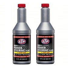 STP POWER STEERING FLUID & Stop Leaking, 12 Fl.oz, 2 Packs