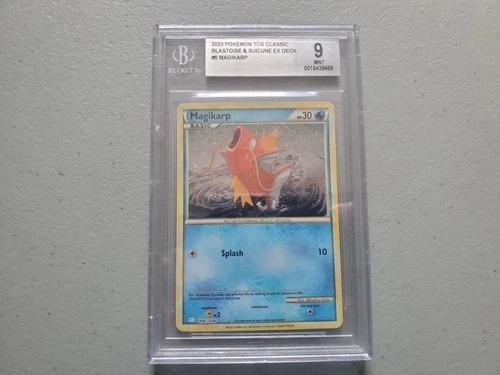 BGS 9 MINT Magikarp 06/34 Holo 2023 Pokemon English - Blastoise/Suicune EX Deck
