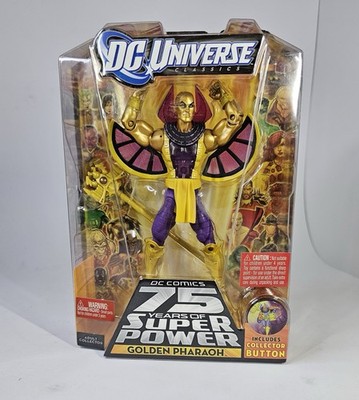 2010 DC Universe Classics 75 Years of Super Power Golden Pharaoh Collectible NEW