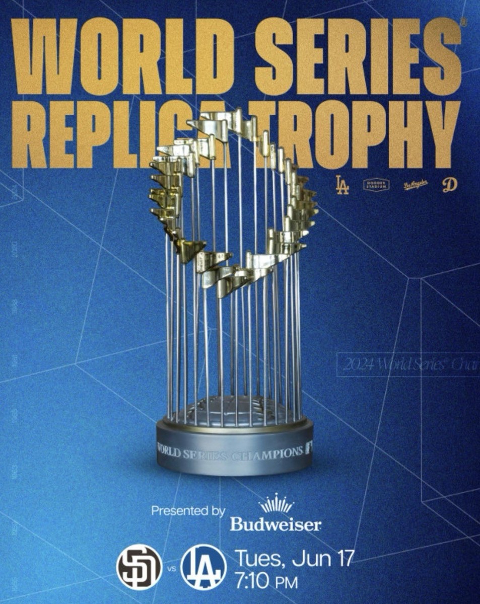 ドジャーズ★ワールドシリーズレプリカ Rawlings社製 ロサンゼルス・ドジャース印刷サイン入り MLB 2024