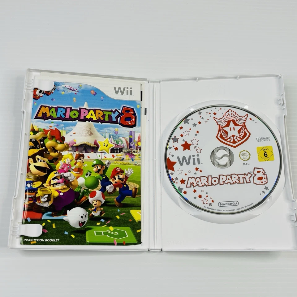Super Mario Party 8 Nintendo Wii PAL Complete With Manual Tracked Postage - Image 4 of 4