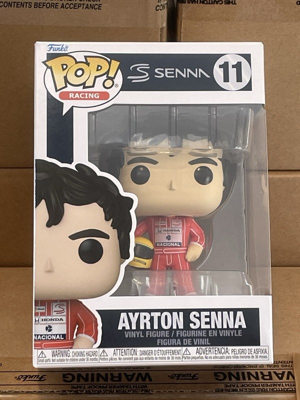 Funko POP Racing  Ayrton Senna #11 Vinyl Figure. Brand New In Pop Protector