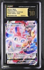 2022 Pokemon Brilliant Stars #TG15/TG30 Sylveon VMAX Holo CGC 10 Pristine on eBay