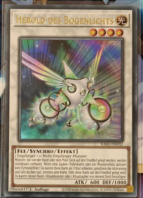 Yu-Gi-Oh Herold des Bogenlichts RA01-DE031 - Ultra Rare- NM- 1.Auflage