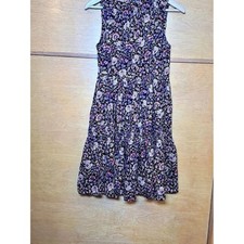 Ulla Johnson Womens Floral Maxi Dress in Black & Pink Size 2