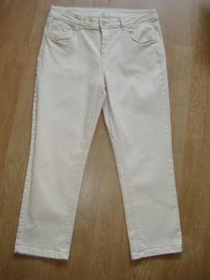 CACHE CACHE BEIGE COTTON/ELASTANE POCKETS ZIP BUTTON  EURO 40 W30 L24