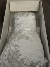 David's Bridal Wedding Dress white