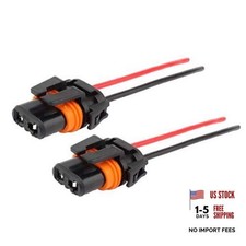 9005 HB3 Bulb Sockets Female Adapter Wiring Harness Connector for Light Bulb