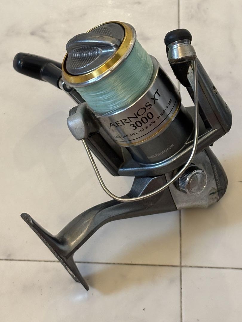 【USED】SHIMANO AERNOS XT C3000SDH ロッドセット Shimano Aernos XT 3000 Spinning Reel Used Smooth Operation