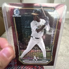 Bowman Chrome Prospects Edgar Montero Red Lava Refractor 144/275 BCP139