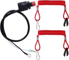 Universal Boat Outboard Motor Kill Switch Safety Lanyard