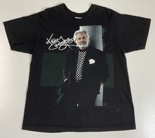 Vintage Kenny Rogers T-Shirt Sz M Single Stitch Made in USA Country Gambler 90s